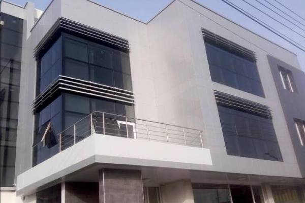 Architectural railings on building